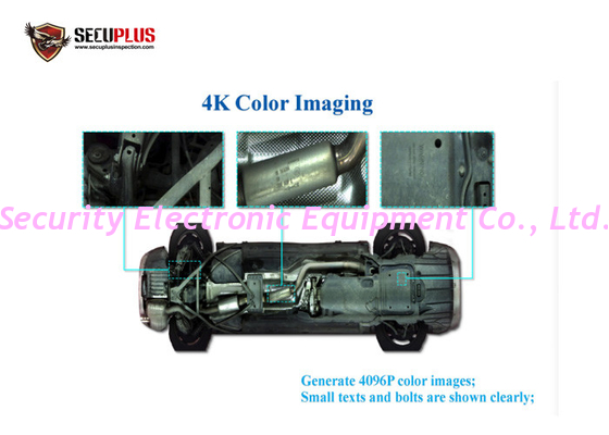 Area Scan Camera Surface Mount Under Vehicle Inpsection Scanner System With Driver Face And LPR Camera