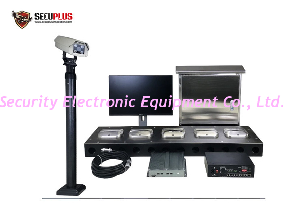 Area Scan Flush Mount Under Vehicle Surveillance System mit 4096P Scanning Resolution und Waffenalarm